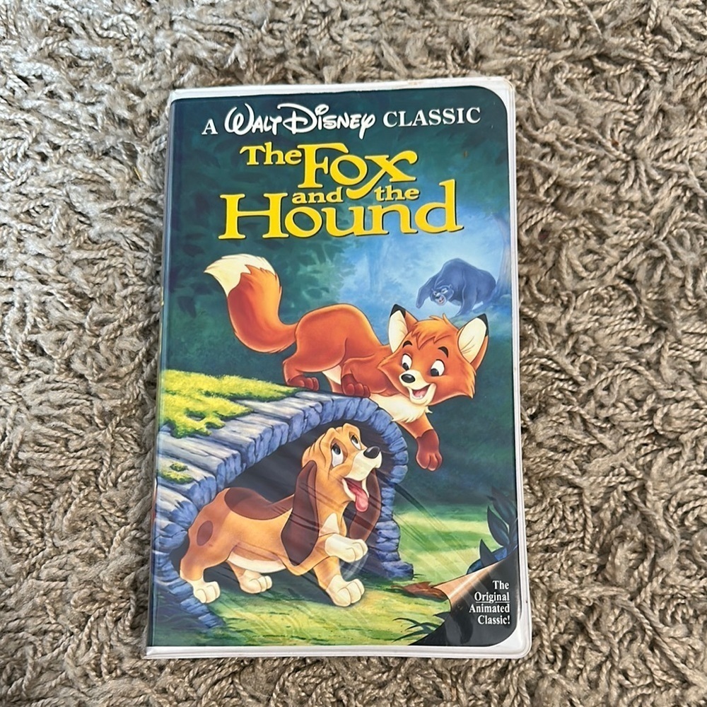 The Fox and the Hound 1994 VHS Black Diamond Walt‎ Disney Classic